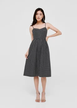 Lauryn Jacquard Midi Camisole Dress