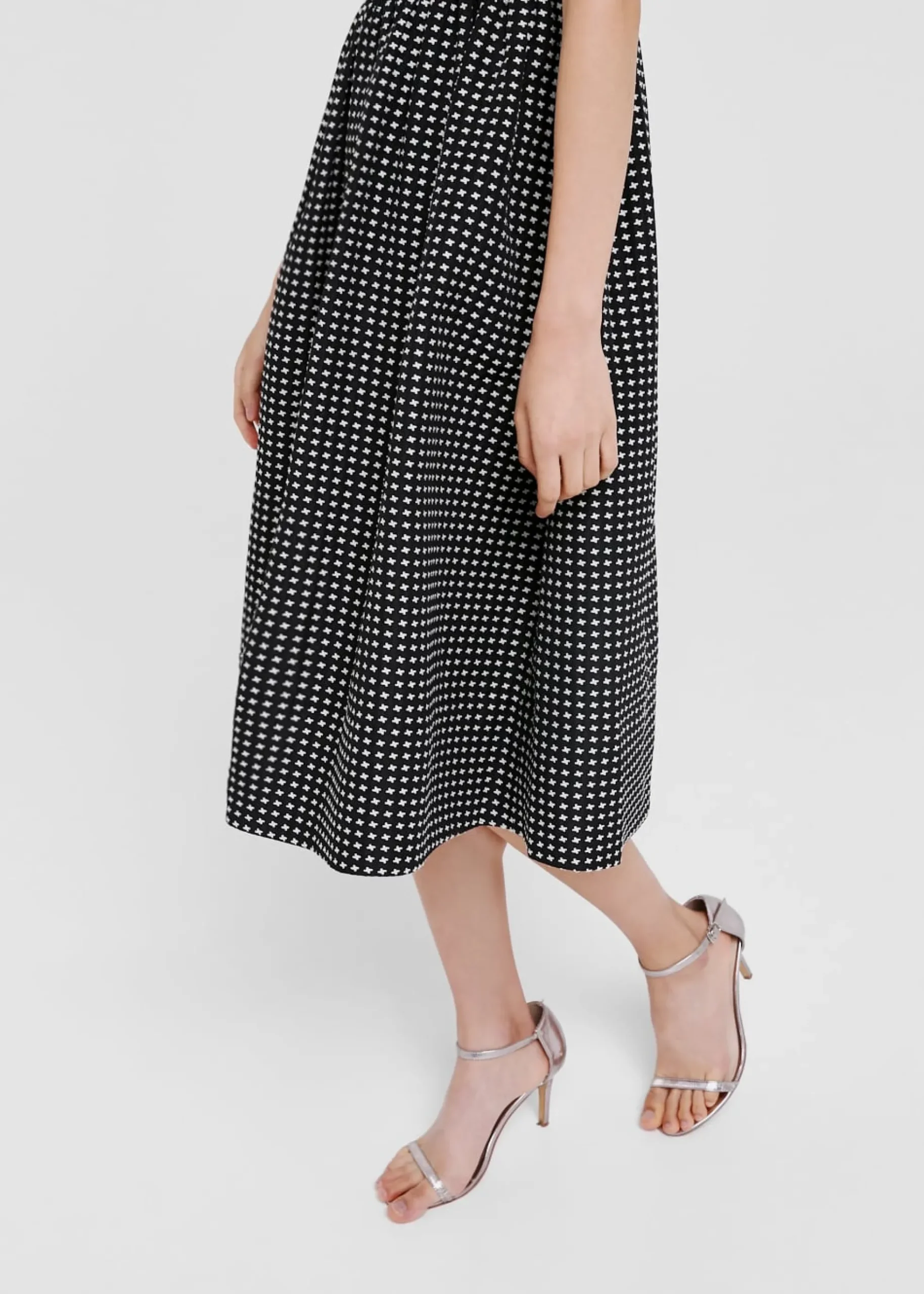 Lauryn Jacquard Midi Camisole Dress