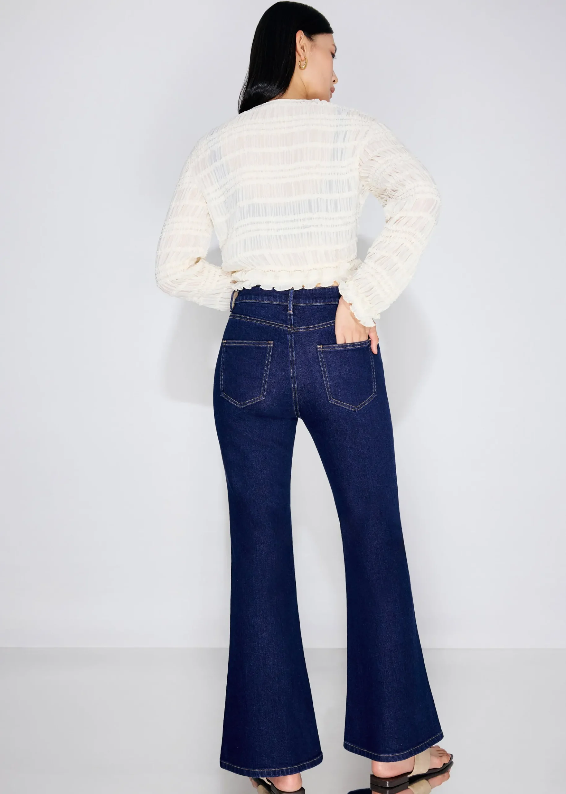 Leggy™ Addison Comfort Stretch Kick Flare Jeans