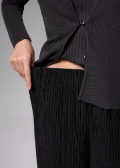 Leggy™ Crinkled High Waist Wide Leg Pants