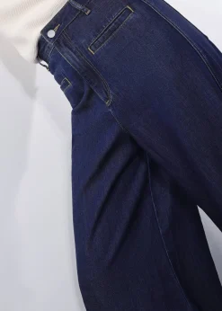 Leggy™ Denim High Waist Wide Leg Jeans