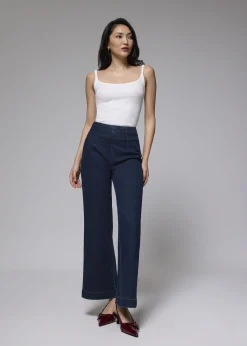 Leggy™ Denim High Waist Wide Leg Jeans