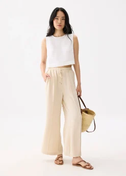 Leggy™ Elastic High Waist Straight Leg Pants