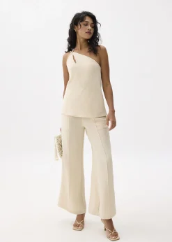 Leggy™ Elastic High Waist Straight Leg Pants