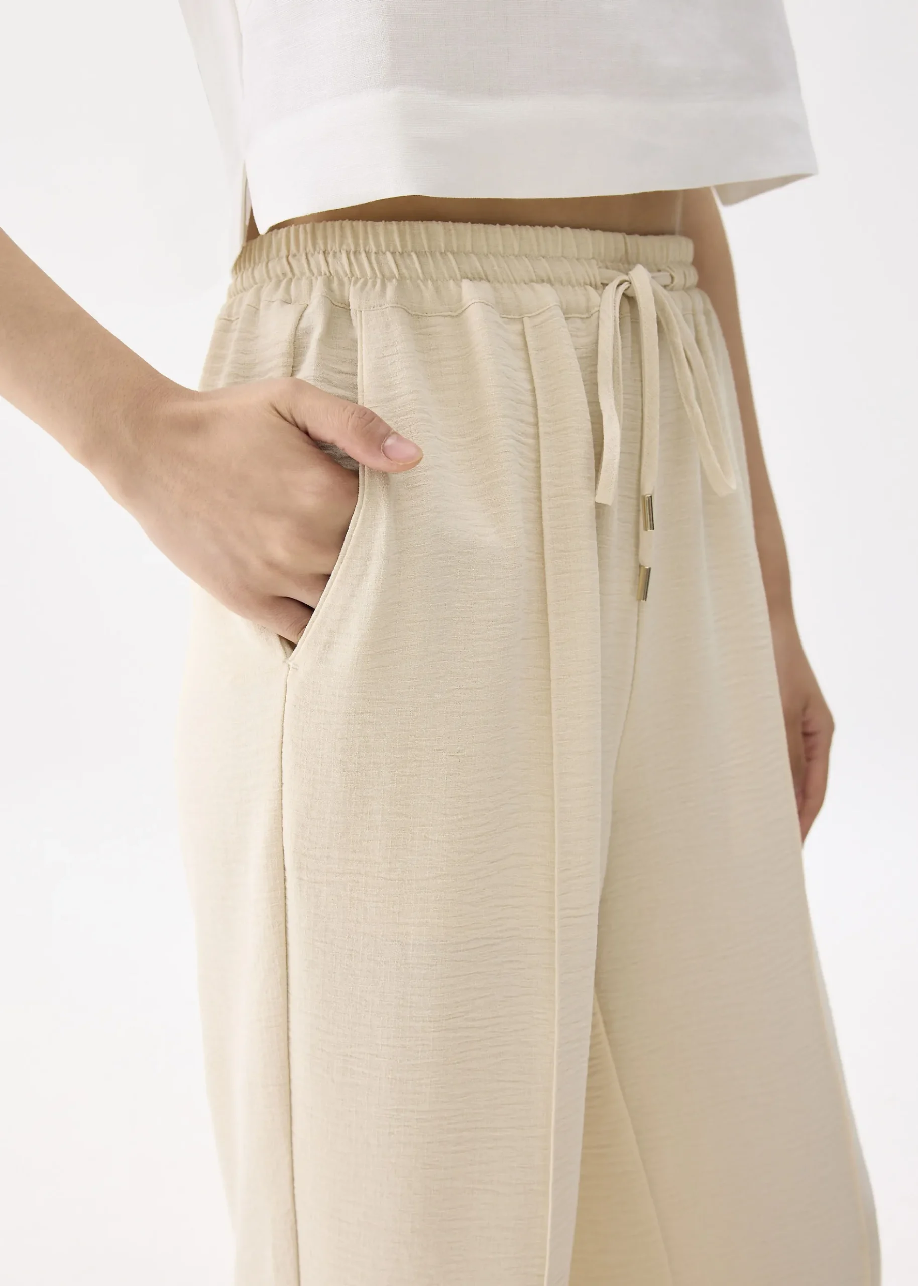 Leggy™ Elastic High Waist Straight Leg Pants