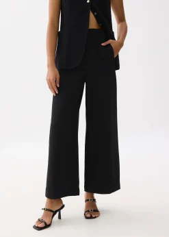 Leggy™ Lia Elastic High Waist Wide Leg Pants