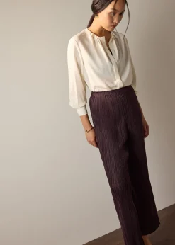 Leggy™ Liv Elastic Plisse Straight Leg Pants