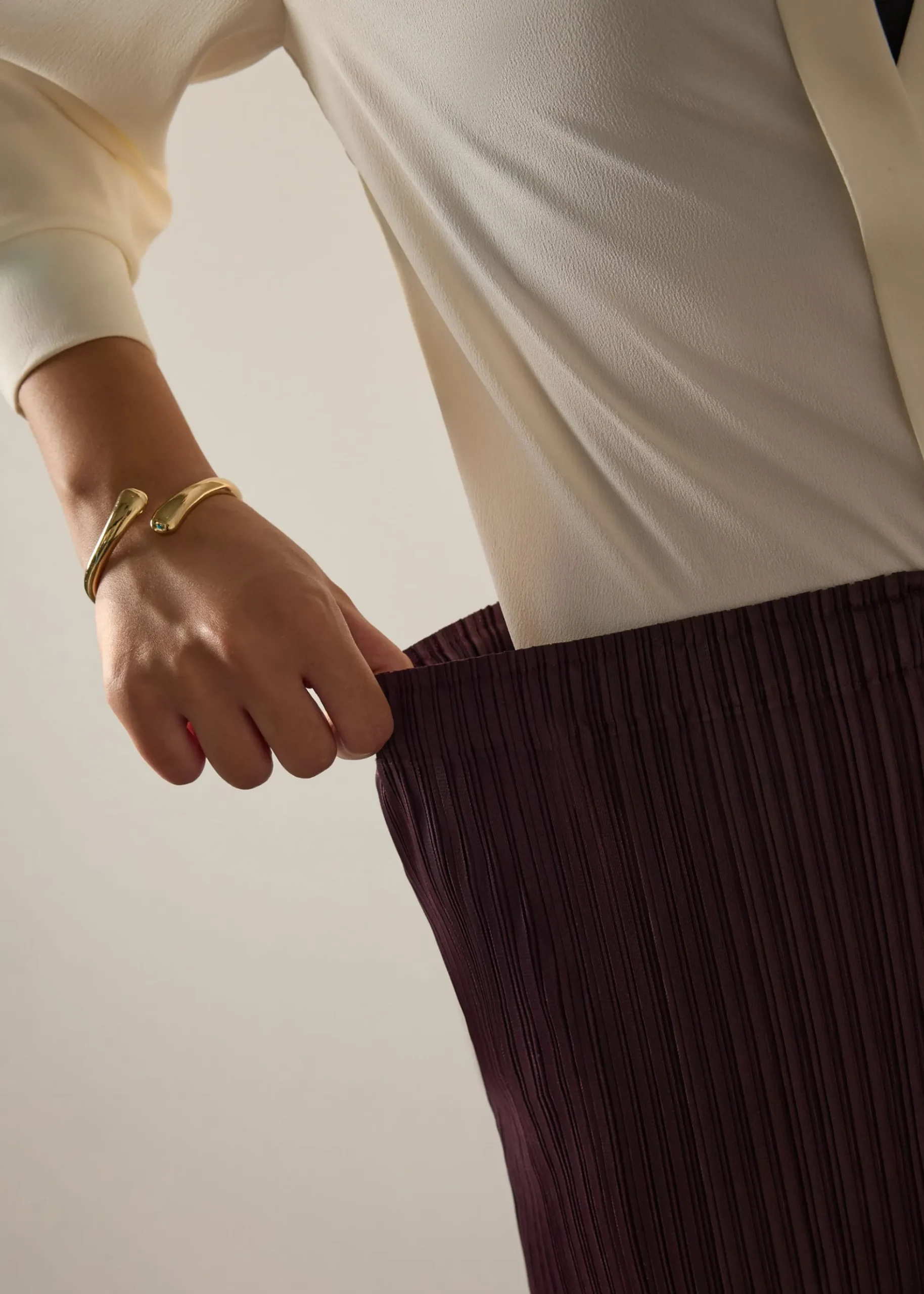 Leggy™ Liv Elastic Plisse Straight Leg Pants