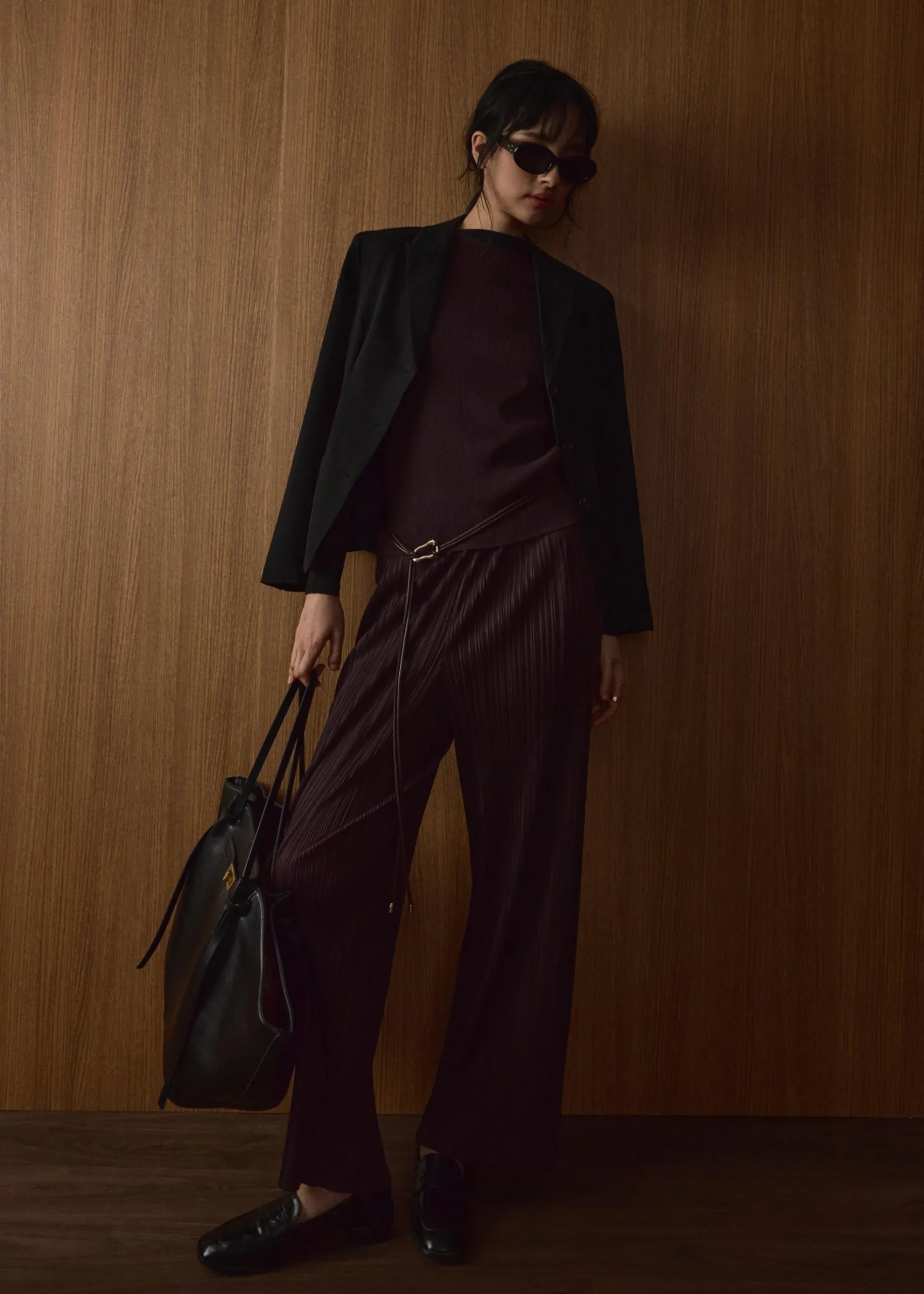 Leggy™ Liv Elastic Plisse Straight Leg Pants
