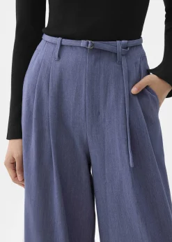 Leggy™ Mayumi Elastic Pleated Wide Leg Pants