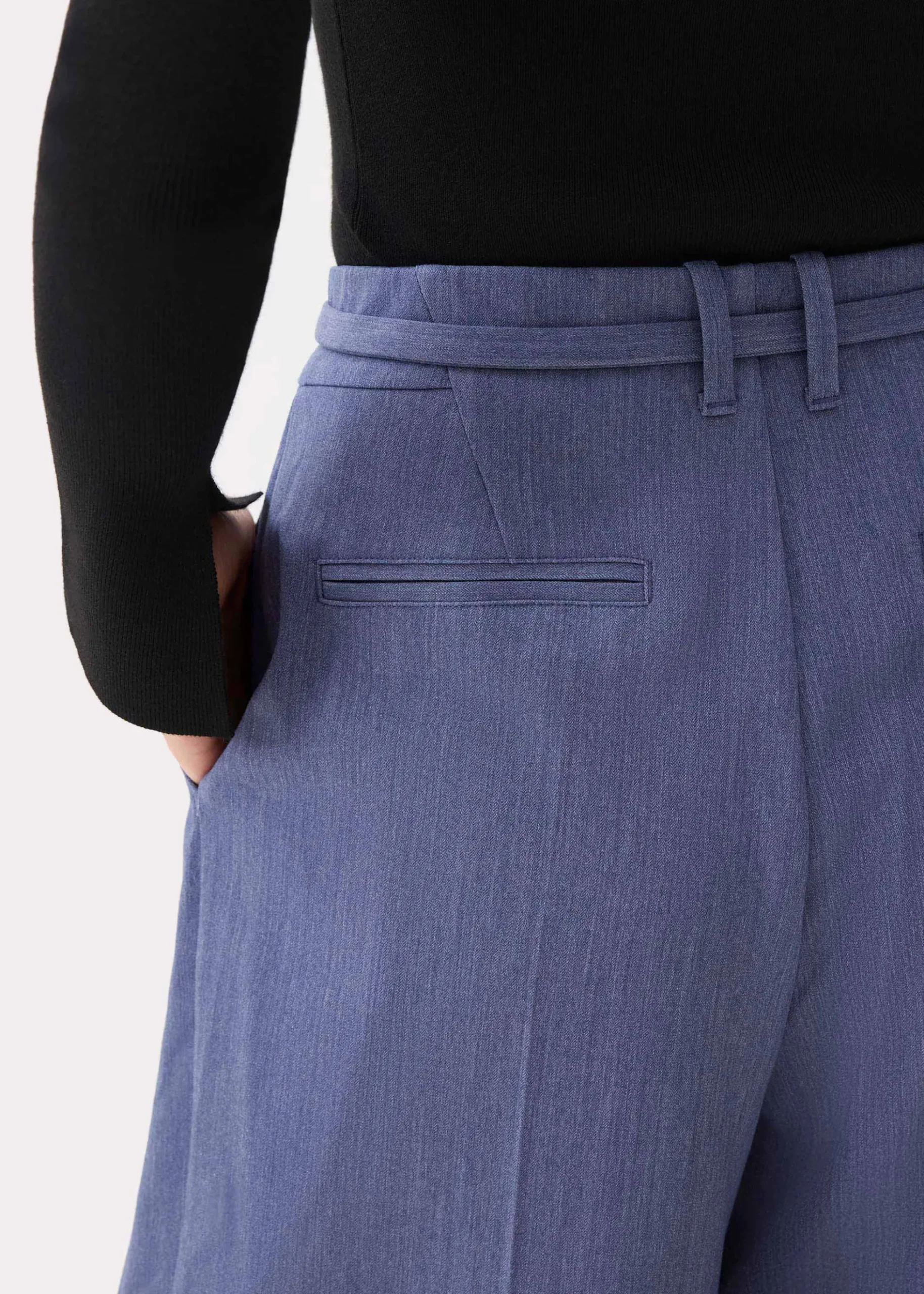 Leggy™ Mayumi Elastic Pleated Wide Leg Pants