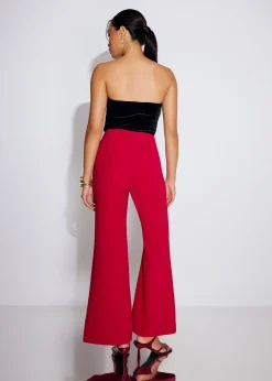 Leggy™ Pvara Crepe Kick Flare Pants