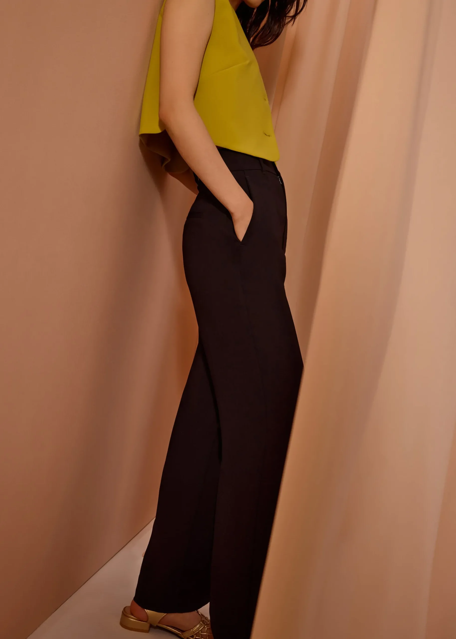 Leggy™ Yuna Super High Waist Tailored Pants