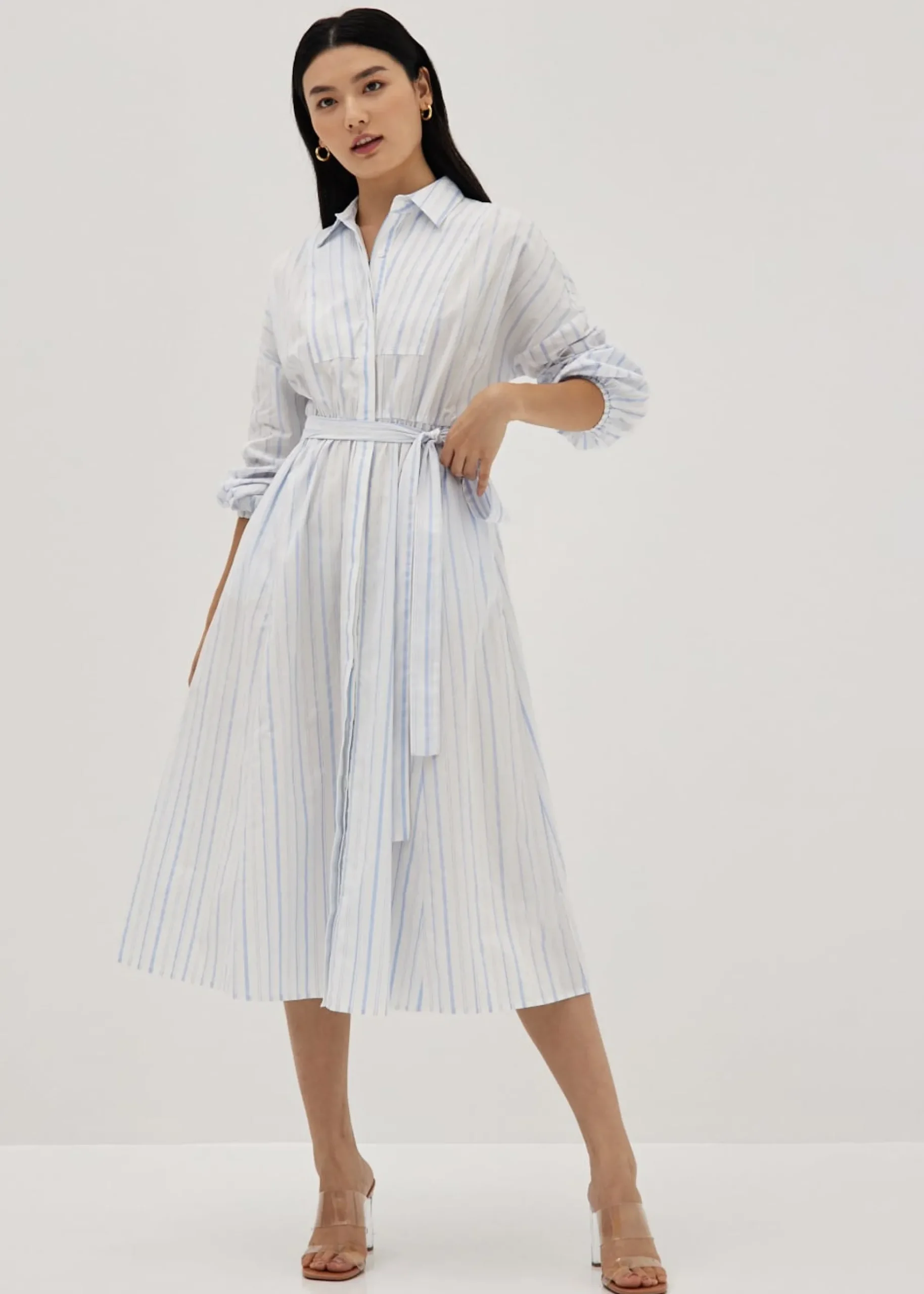 Leliana Fit & Flare Midaxi Shirt Dress