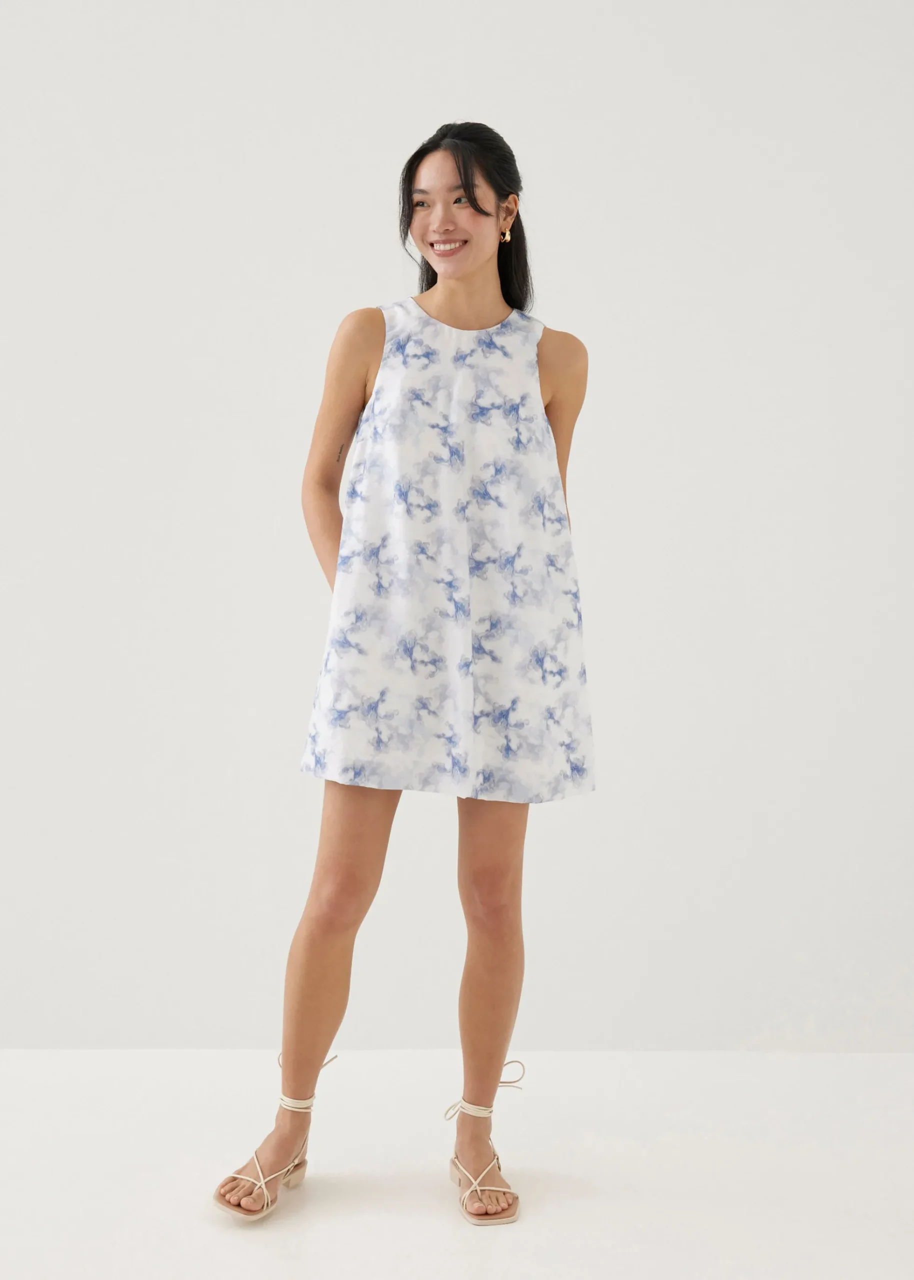 Lenna Shift Mini Dress in Heirloom Botanicals