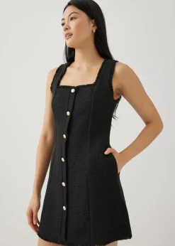 Letty Tweed Shift Mini Dress