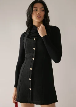Letty Tweed Shift Mini Dress