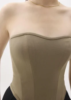 Lia Crop Bustier Top