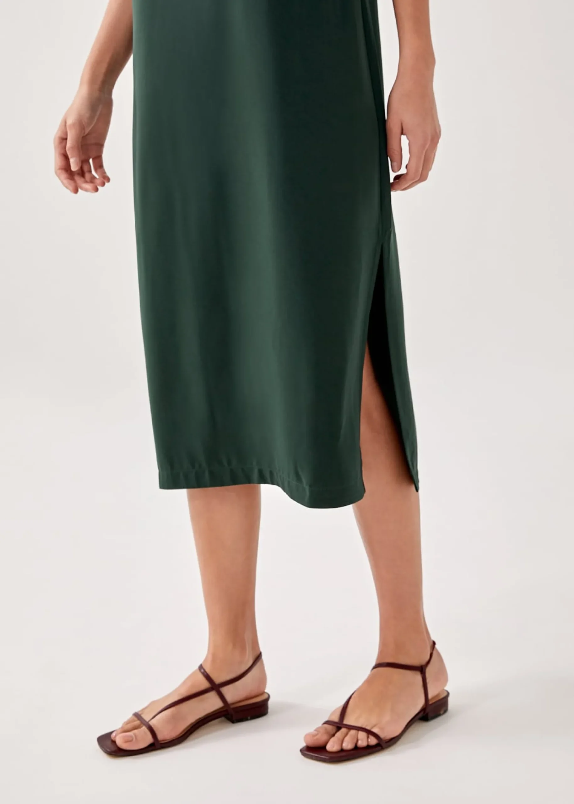 Lianna Contrast Column Midaxi Dress