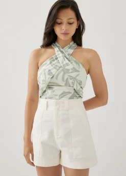 Liezel Halter Top in Tropical Breeze