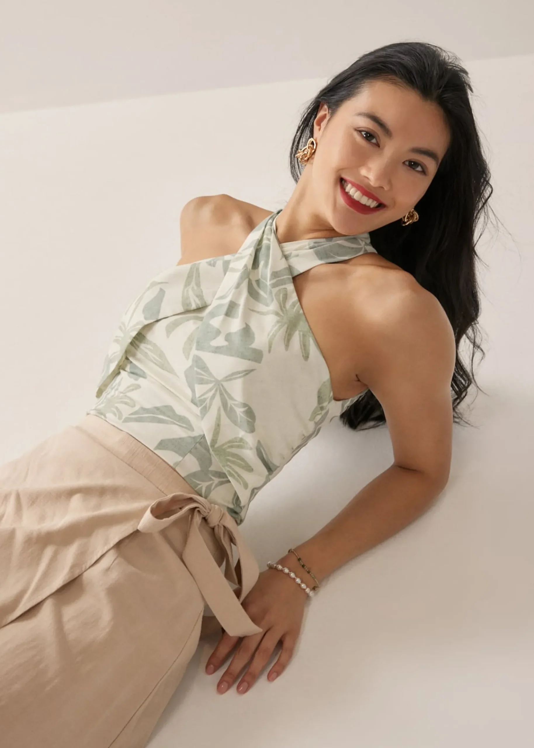 Liezel Halter Top in Tropical Breeze