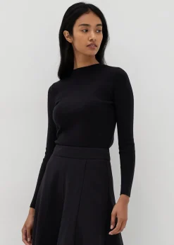Lilianne Funnel Neck Knit Top