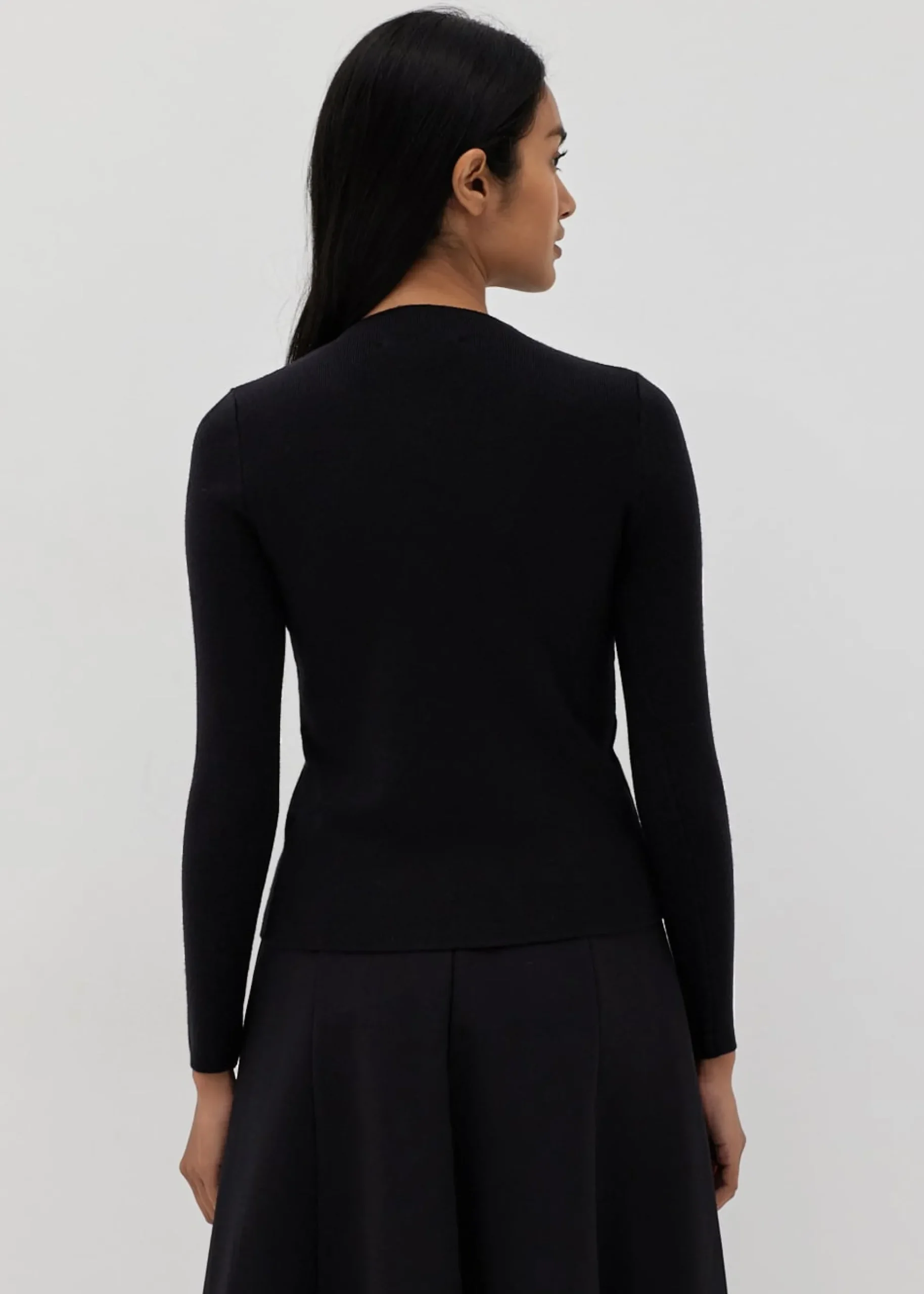 Lilianne Funnel Neck Knit Top