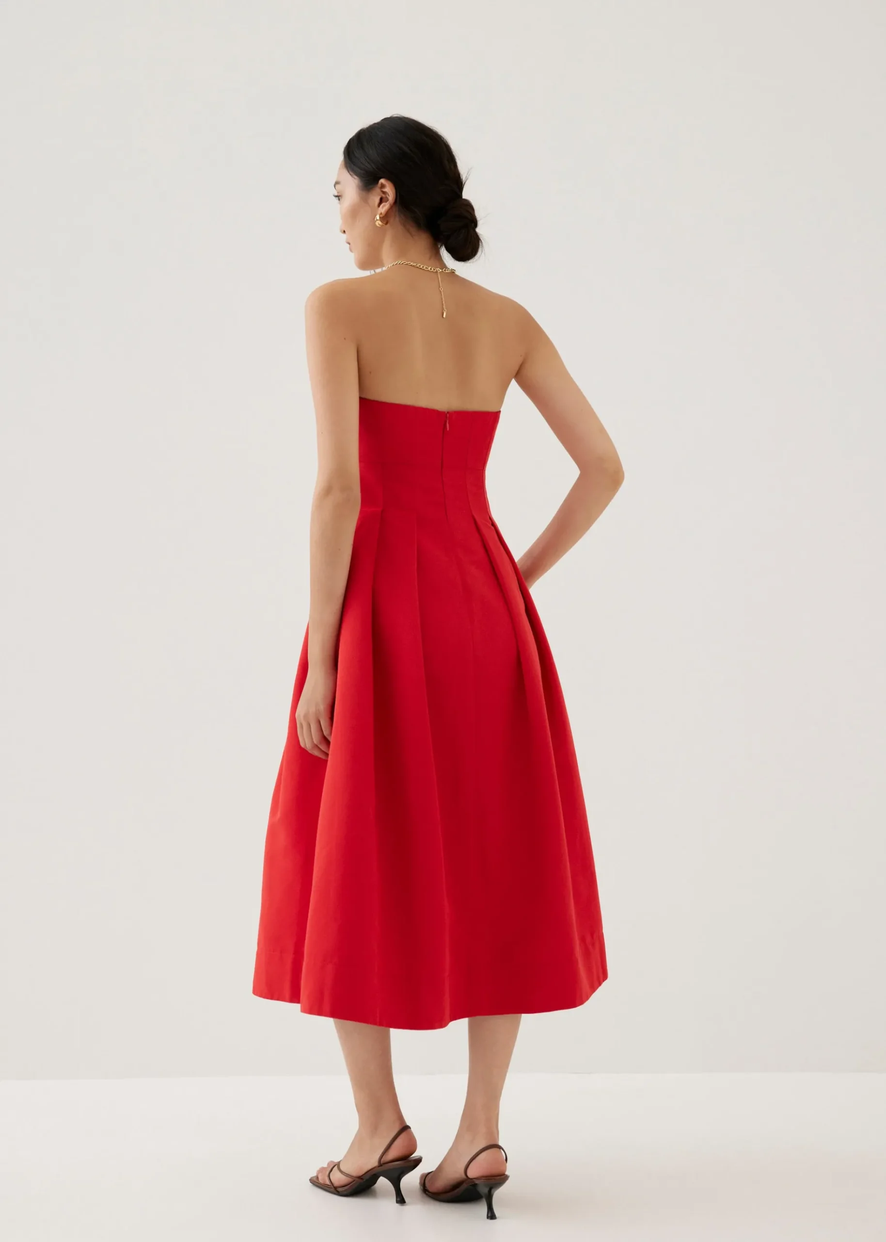 Lina Fit & Flare Midi Dress
