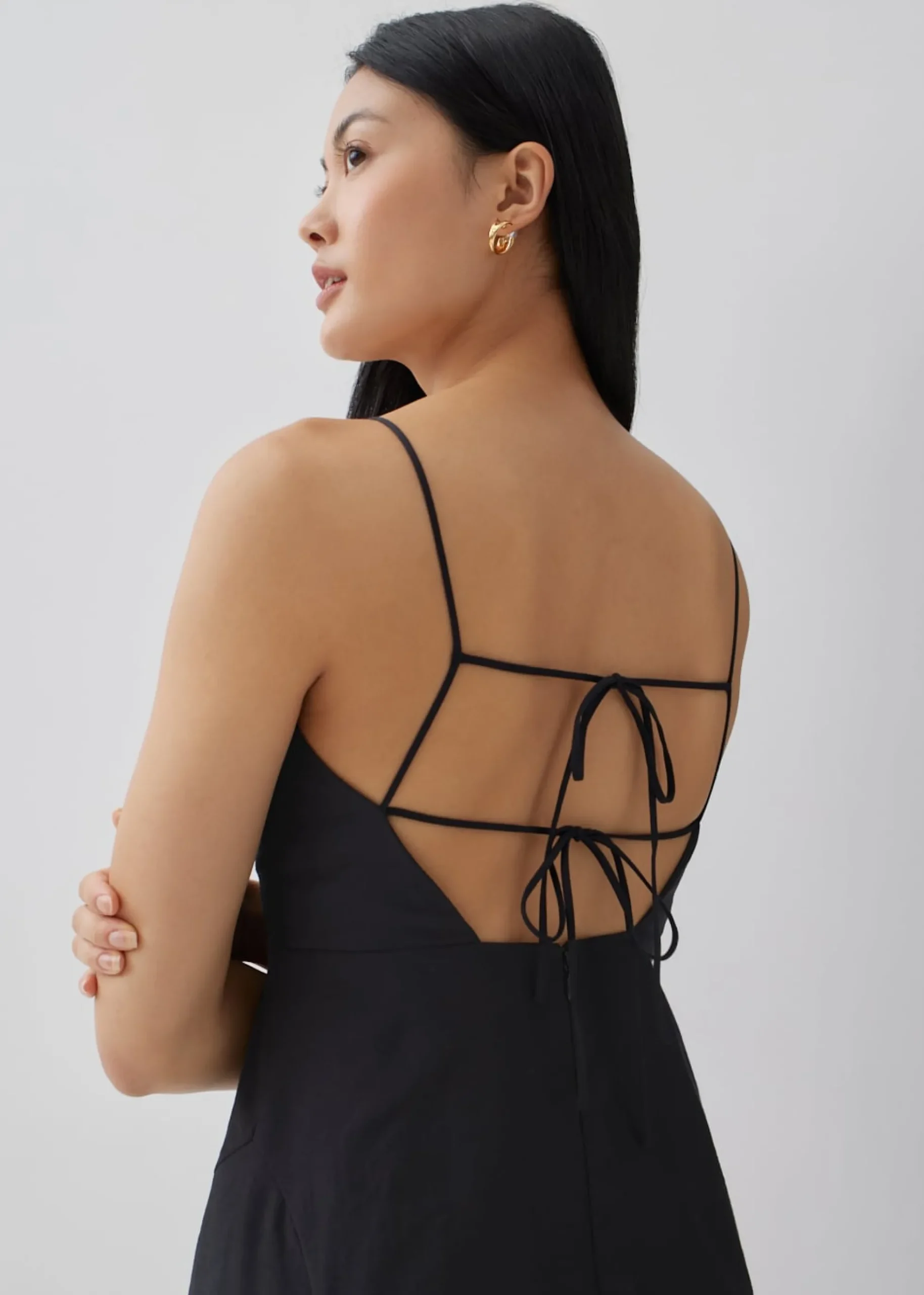 Linea Padded Fit & Flare Midi Dress