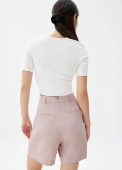 Linen A-line Shorts