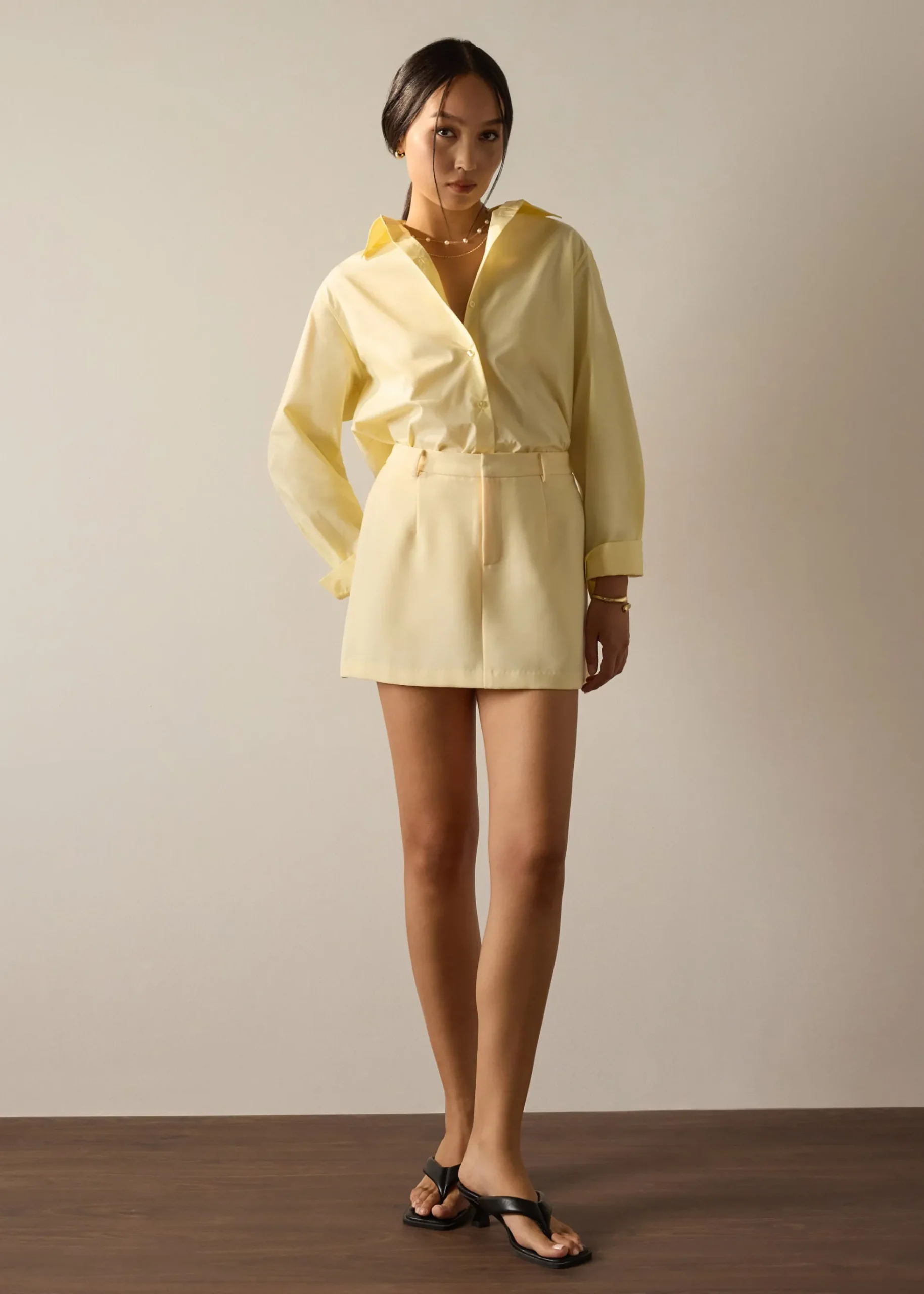 Ling Tailored A-line Mini Skirt