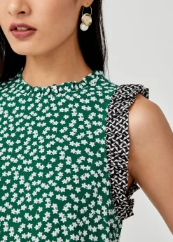 London Printed Mini Shift Dress