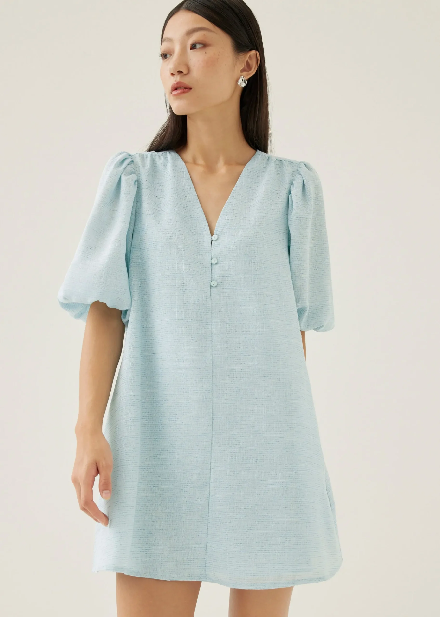 Loreen Tweed A-line Mini Dress