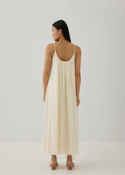 Lotti Textured Trapeze Maxi Dress