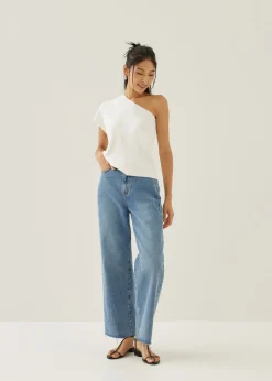 Lotty Asymmetric Knit Toga Top