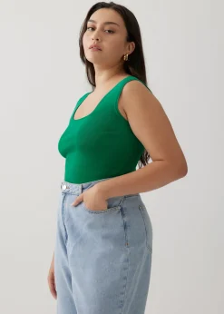 Lovella Knit Square Neck Tank