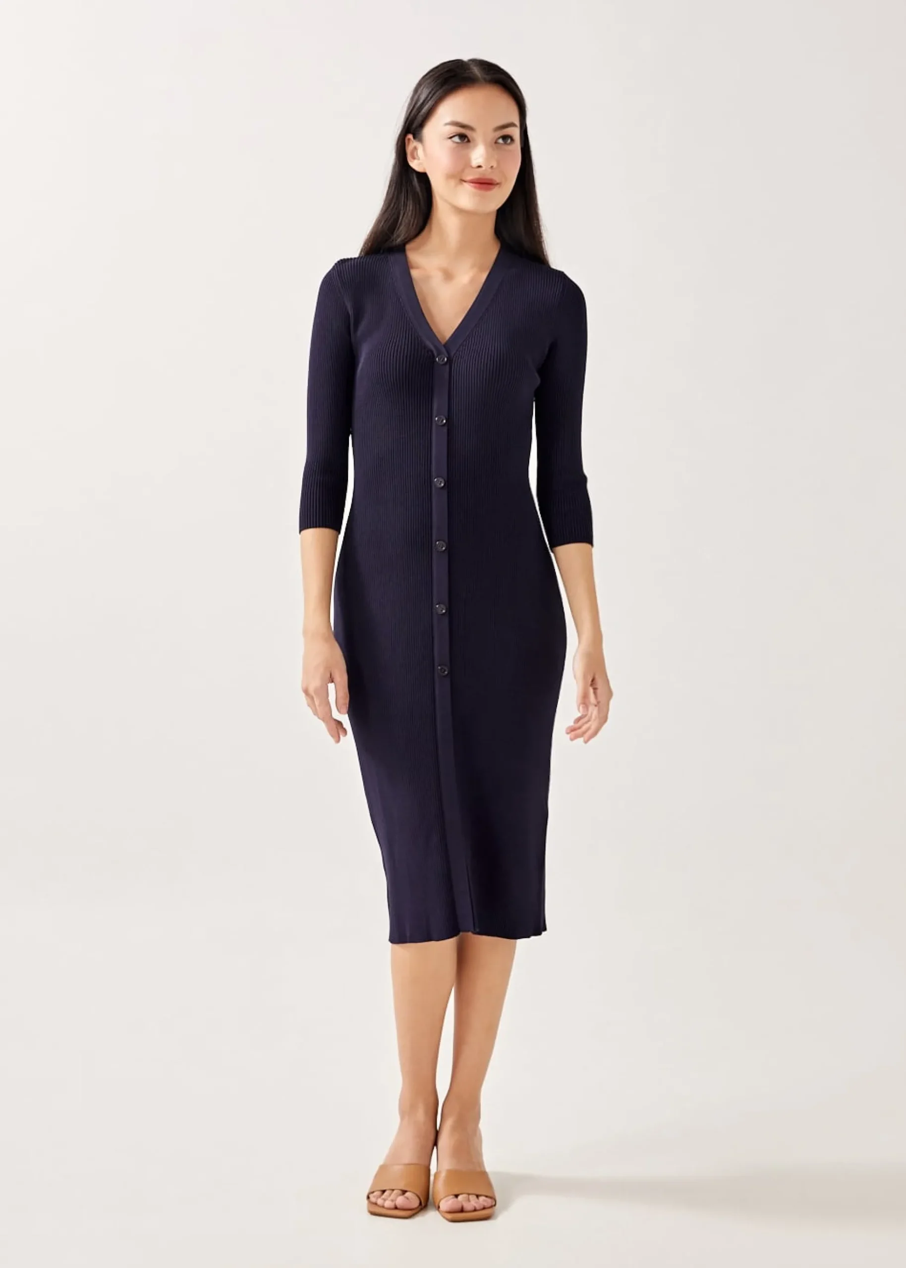 Lucaya Ribbed Knit Bodycon Dress