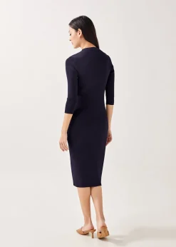 Lucaya Ribbed Knit Bodycon Dress