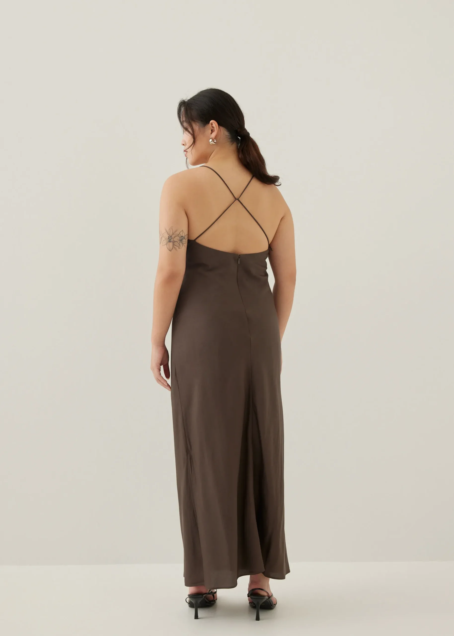 Lucita Padded Column Midaxi Dress