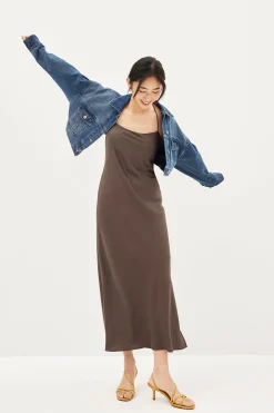 Lucita Padded Column Midaxi Dress