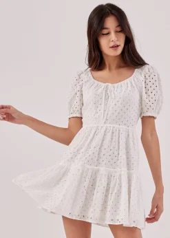 Lynda Broderie Tiered Dress