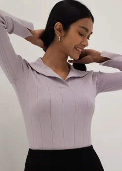Maddox Knit Polo Top