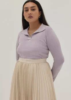 Maddox Knit Polo Top