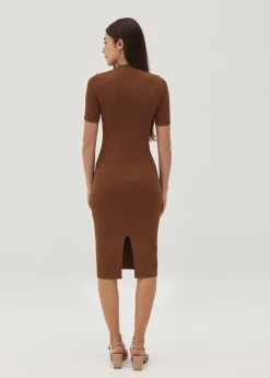 Madelia Turtleneck Bodycon Dress