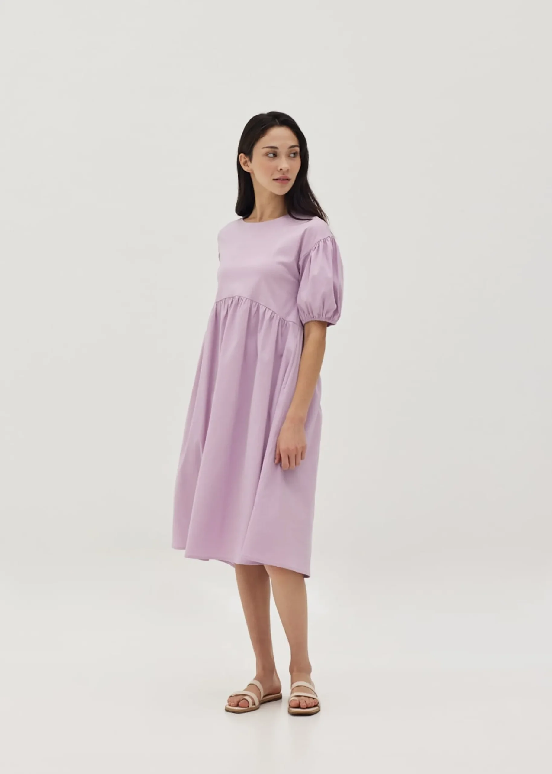 Madisyn Puff Sleeve Flare Dress