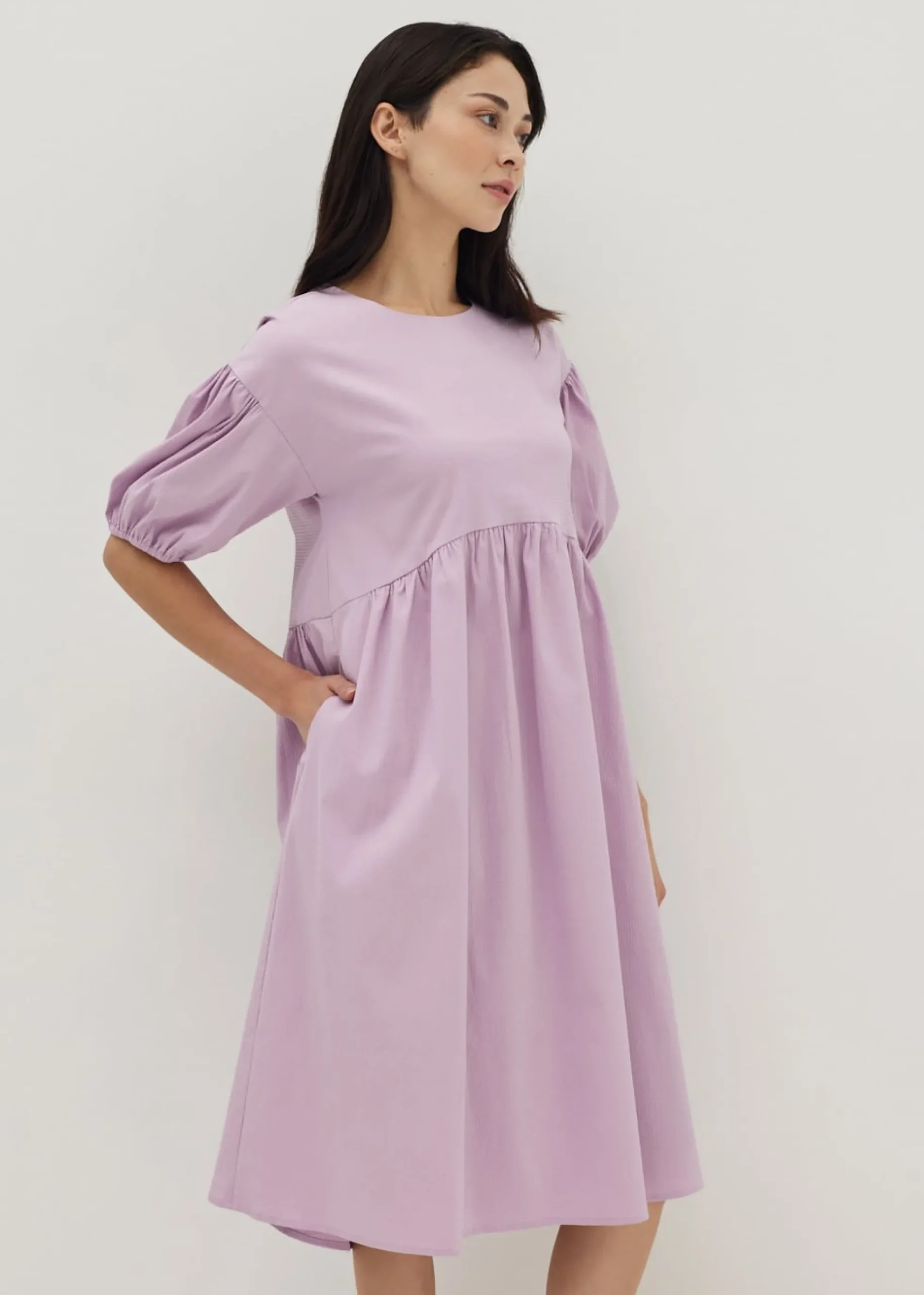Madisyn Puff Sleeve Flare Dress
