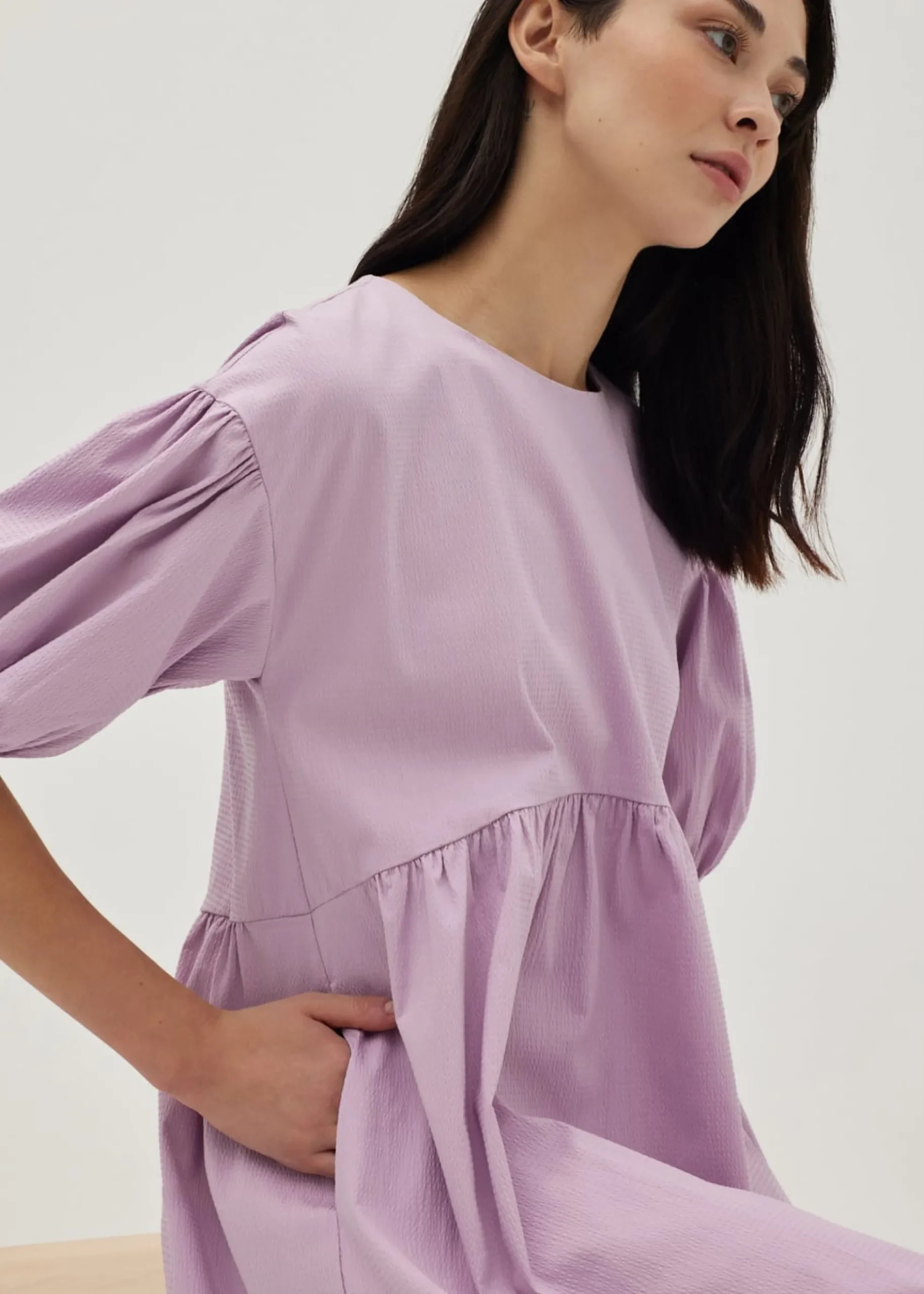 Madisyn Puff Sleeve Flare Dress