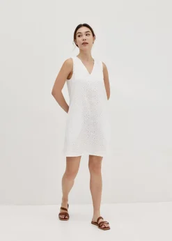 Maelianna Broderie Shift Dress