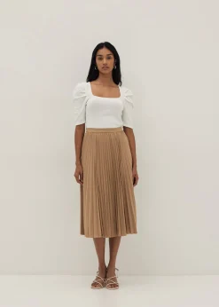 Maeva Puff Sleeve Knit Top