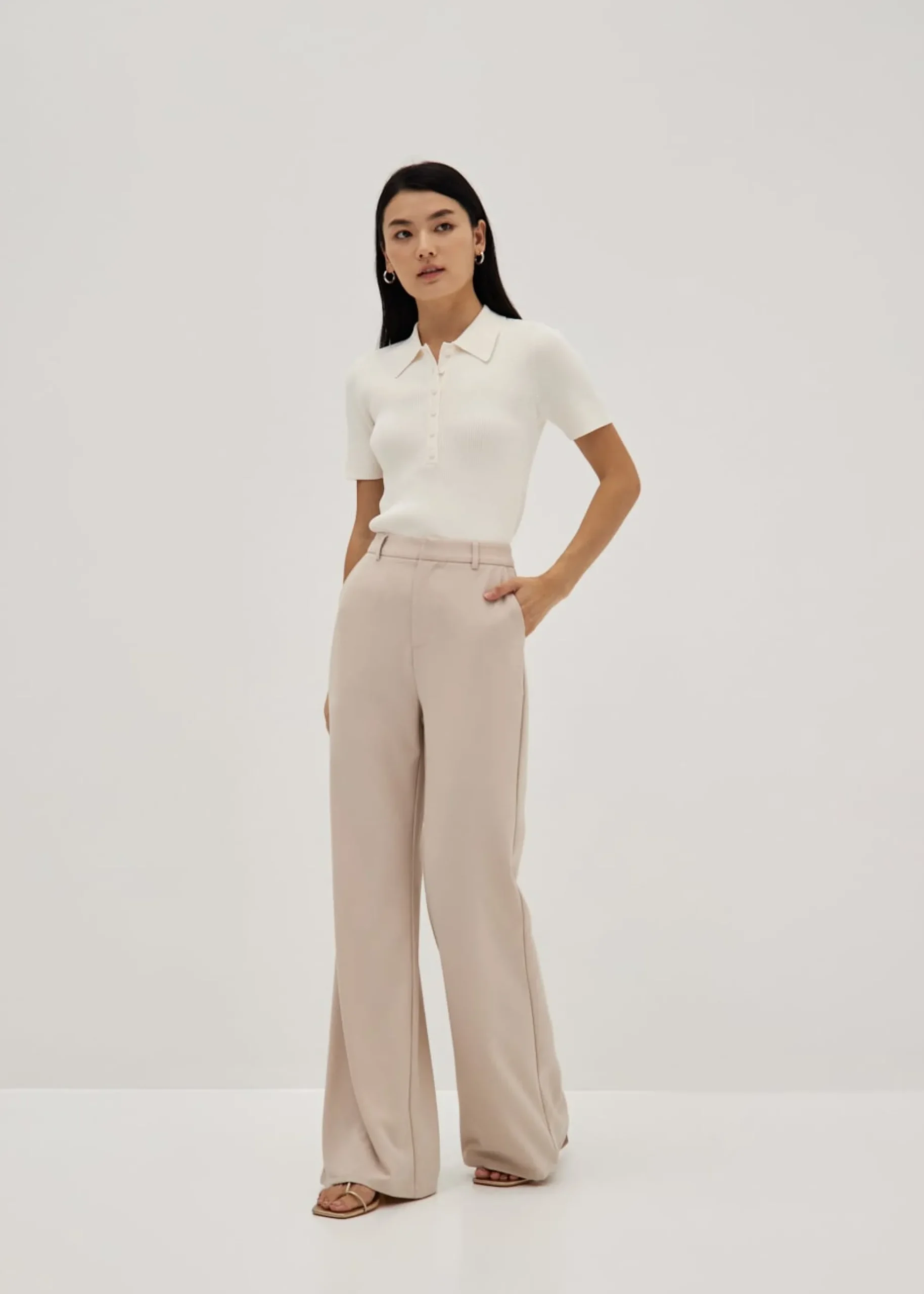 Maevis Collar Knit Top